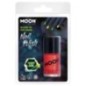 Laca de uñas roja neon en la oscuridad glow