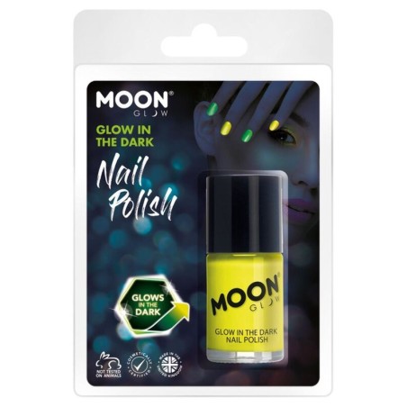 Laca de unas amarilla neon en la oscuridad glow 5056135642047 M42047