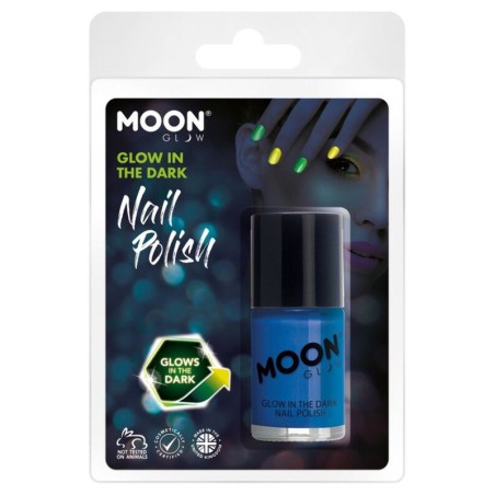Laca de unas azul neon en la oscuridad glow 5056135642061 M42061