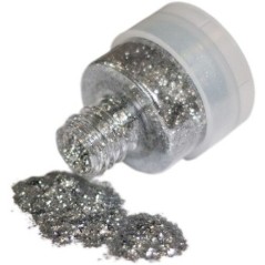 Purpurina plata maximo brillo Shimmer Flakes grimas 9 gr 8717277453232 MERFKES710