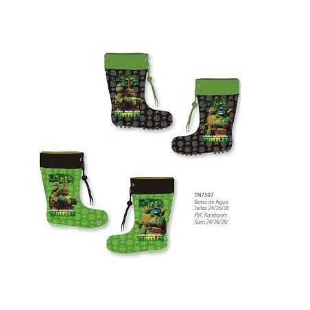 Botas de agua Tortugas Ninja infantiles