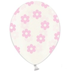 Globos transparentes con flores 6 uds de 30 cm 5901157493378 SB14C 227 099P 6
