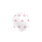 Globos blancos lunares rosas 8 uds 11 30 cm