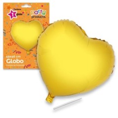 Globo corazon oro de 49 x46 cm helio o aire 8424345684268 68426