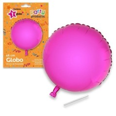 Globo redondo rosa de 46 cm helio o aire 8424345684305 68429