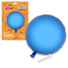 Globo redondo fucsia de 46 cm helio o aire 8424345684299 68430