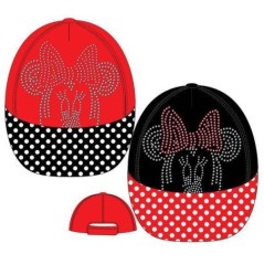 Gorra de sol Minnie Mouse pedreria para niña