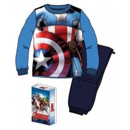 Pijama los vengadores el capitan america para niño