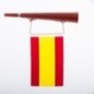 Trompeta de plastico con bandera de españa