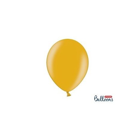 Globos oro metal 10 uds de 30 cm 5902230718609 SB14M 019 10