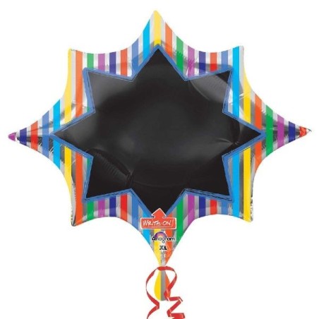 Globo estrella presonalizable para escribir 88cm x 73cm 26635325240 3252401