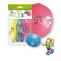 Globos con dibujos y goma 4 uds 8429412052025 5202