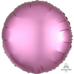 Globo satin flamingo redondo 45 cm helio o aire 18" 26635368216 3682101