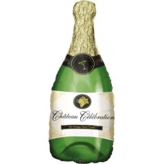 Globo botella de champan grande helio 91x35 cm 26635049498 494901