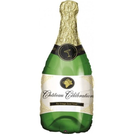 Globo botella de champan grande helio 91x35 cm 26635049498 494901