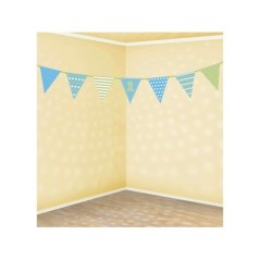 Guirnalda tonos azules primer cumpleanos 18 x 135 cm 5901157482273 FLG2 B