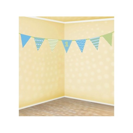 Guirnalda tonos azules primer cumpleanos 18 x 135 cm 5901157482273 FLG2 B
