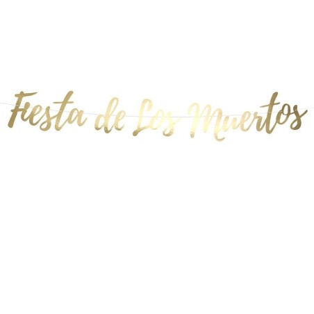 Letrero guirnalda Fiesta dia de los muertos 160x22 cm 5902230785267 L50 019M