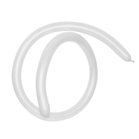 Globos de modelar 160 color blanco 100 uds 7703340910277 160 005