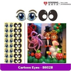 Pegatinas ojos para caras en globos B602B