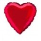Globo corazon rojo 18 helio o aire 45 cm