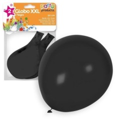 Globo negro xxl 50 cm 2 uds 8424345680994 68099