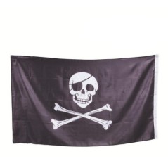 Bandera pirata 90 x 150 cm con calavera 8434077163658 16365
