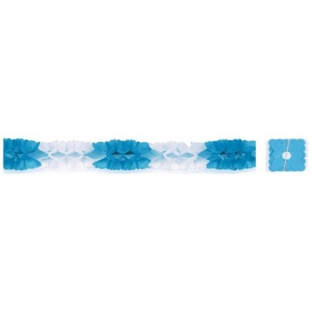 Guirnalda blanca con azul celeste 4 mt 8422935611915 61191