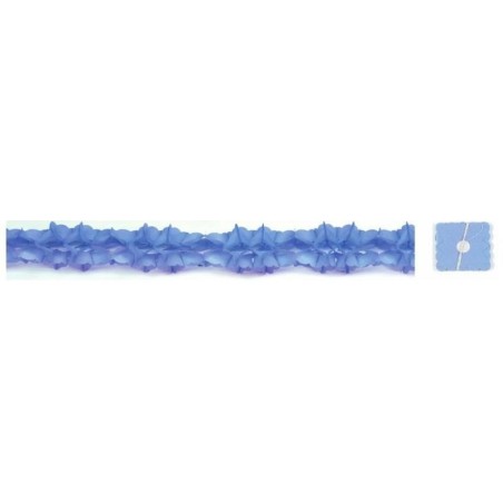 Guirnalda azul 3mts unicolor papel 8422935610154 61015