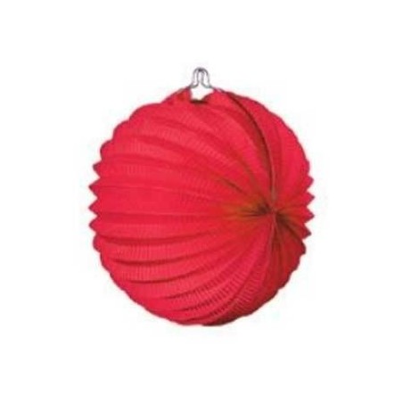 Farol rojo burdeos esferico 22 cm 8422935612073 61207
