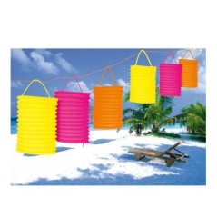 Guirnalda 6 faroles colores 3 metros 8434077070888 7088