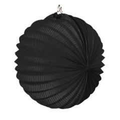 Farol negro esferico 22 cm farol fiesta feria 8422935612127 61212
