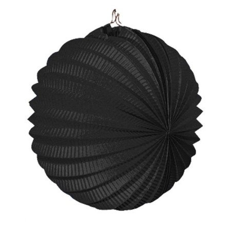 Farol negro esferico 22 cm farol fiesta feria 8422935612127 61212