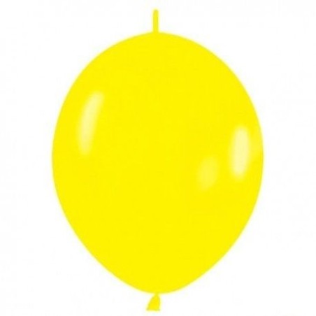 Globo amarillo fashion solido cadena lol 25 uds se 7703340840543 LOL 020