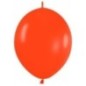 Globo naranja link-o-loon  28 cm 25 unidades
