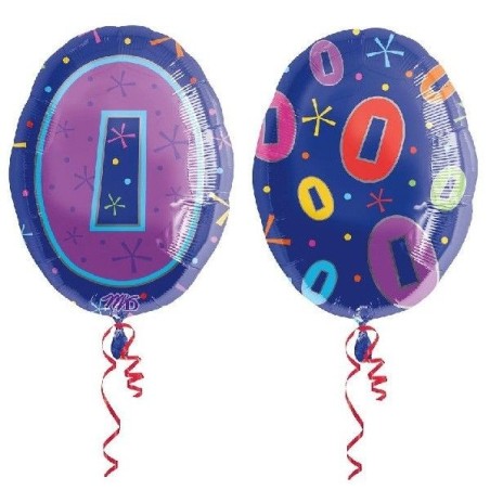 Globo numero cumpleanos 45 cm  helio 80518126645 1266401