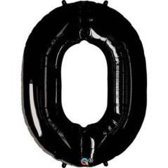 Globo helio numero negro 86 cm foil 5712735006879 36281