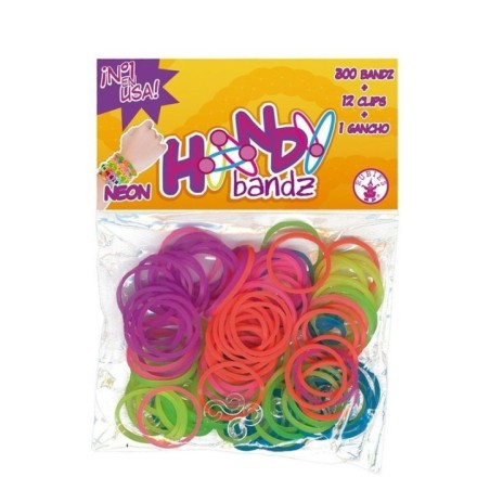 Pulseras de gomas neon colores 8422971005372 S0537