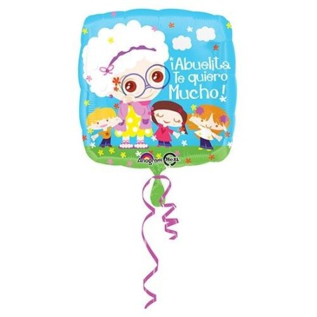 Globo Cumpleanos abuela te quiero mucho 45 cm 26635323796 3237902
