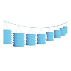 Guirnalda 8 farolillos azul pastel nino 8434077071120 7112