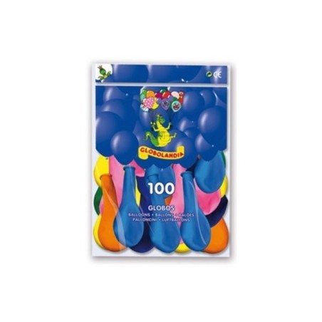 Globos colores surtidos 100 unidades 11 8429412310118 11GP
