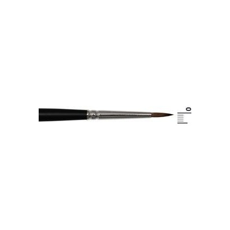Pincel con pelo natural de marta redonda mr4 (2mm) 8717277320855 MR4