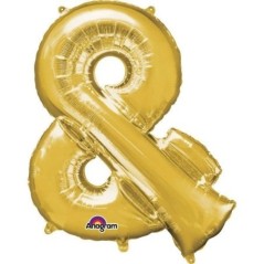 Globo letra & color oro 96 cm helio o aire 26635330060 33006