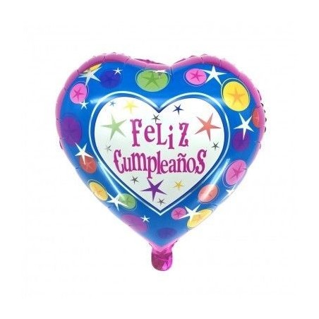 Globo feliz cumpleanos rosa para helio o aire 8424345687306 68730