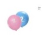 Globos numeros 6 uds de 30 cm