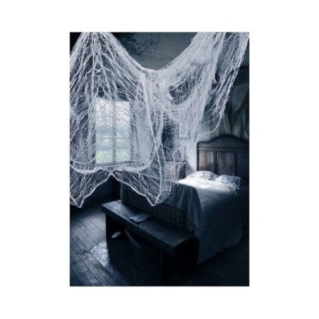 Tela blanca rasgada decoracion halloween 76x228 cm 8434077241608 24160 GUIRCA