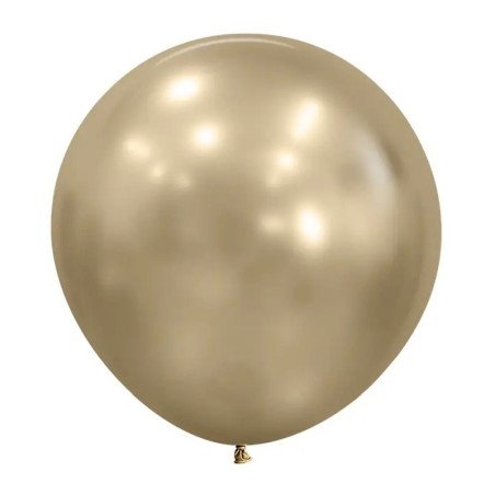 Globo Silk dorado R24 Sempertex unidad-Tus Disfraces Baratos