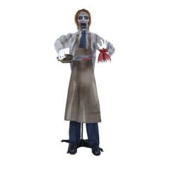 Figura Zombie con motosierra 170 cm luz sonido y movimiento 8434077244715 24471 GUIRCA