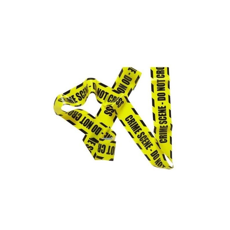 Cinta plastico crime escene dont cross 7,20 mt