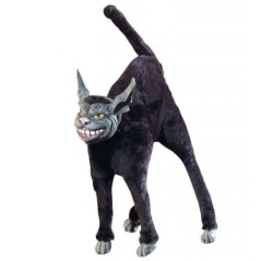 Gato negro de 28 cm para decoracion halloween moldeable 8003558692705 6927G WIDMANN